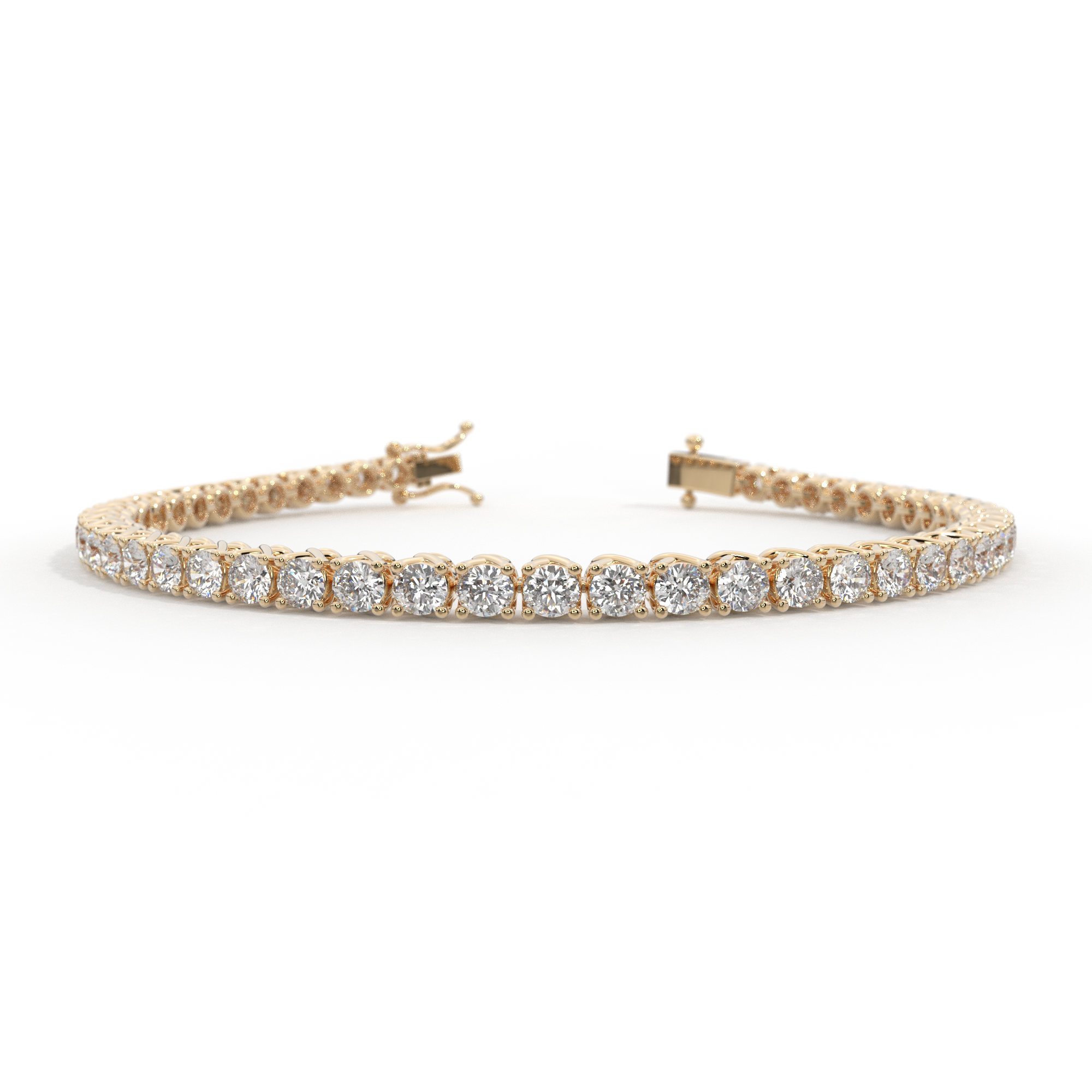 TENNIS TRELLIS  4 PRONG  3.00mm ROUND BRACELET